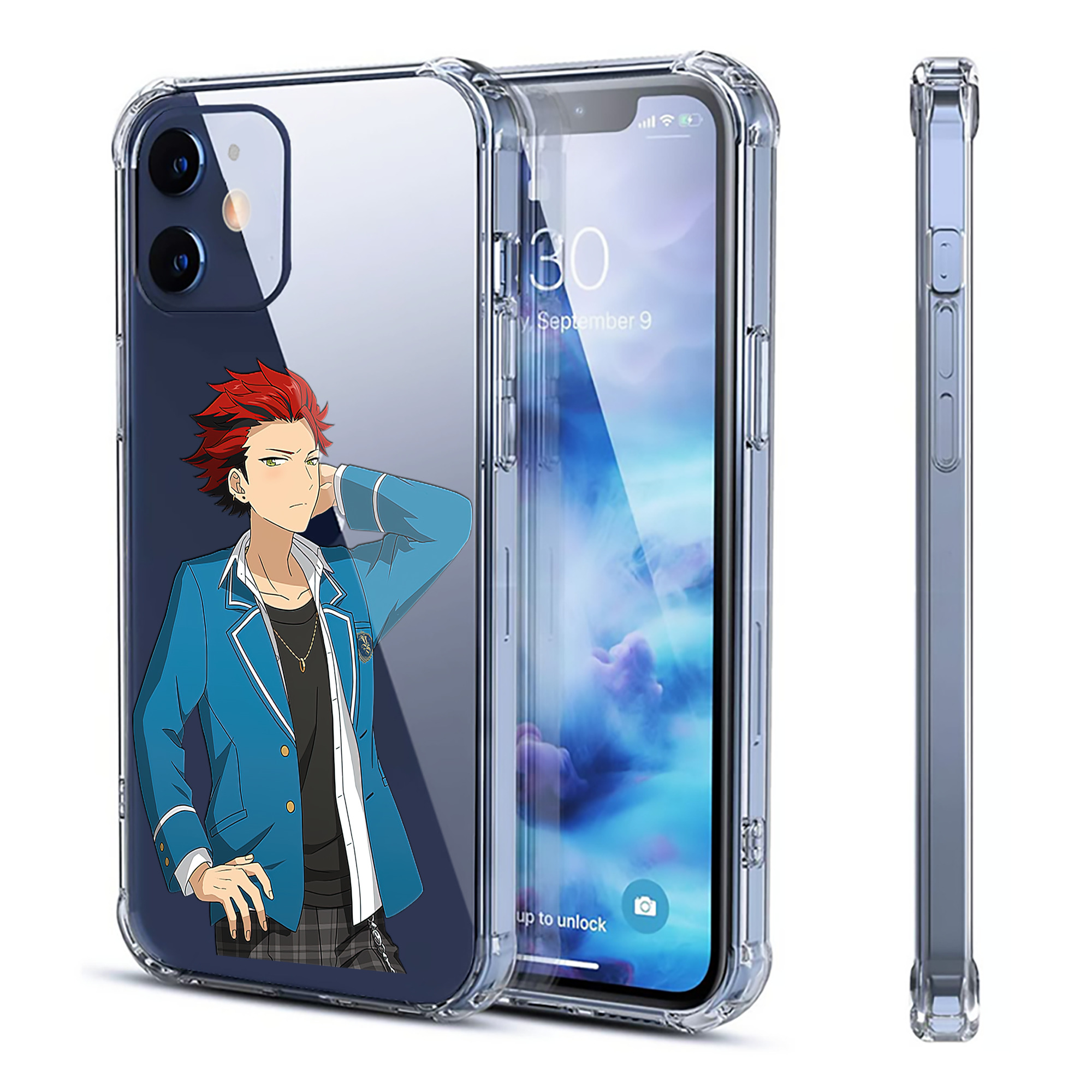（画像用） あんさんぶるスターズ! Ensemble Stars 【iPhone 12シリーズ対応】透明スマホケース（クリアソフトケース）